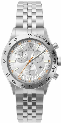 Versace Armbanduhr Unisex Hellenyium Chrono Silber VE2U01325