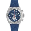 Versace Armbanduhr Unisex Chrono X Silber Blau Herrenuhr VE9K00124