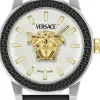 Versace Armbanduhr Unisex Medusa Deco Gent VE9I00124 Silber/Schwarz