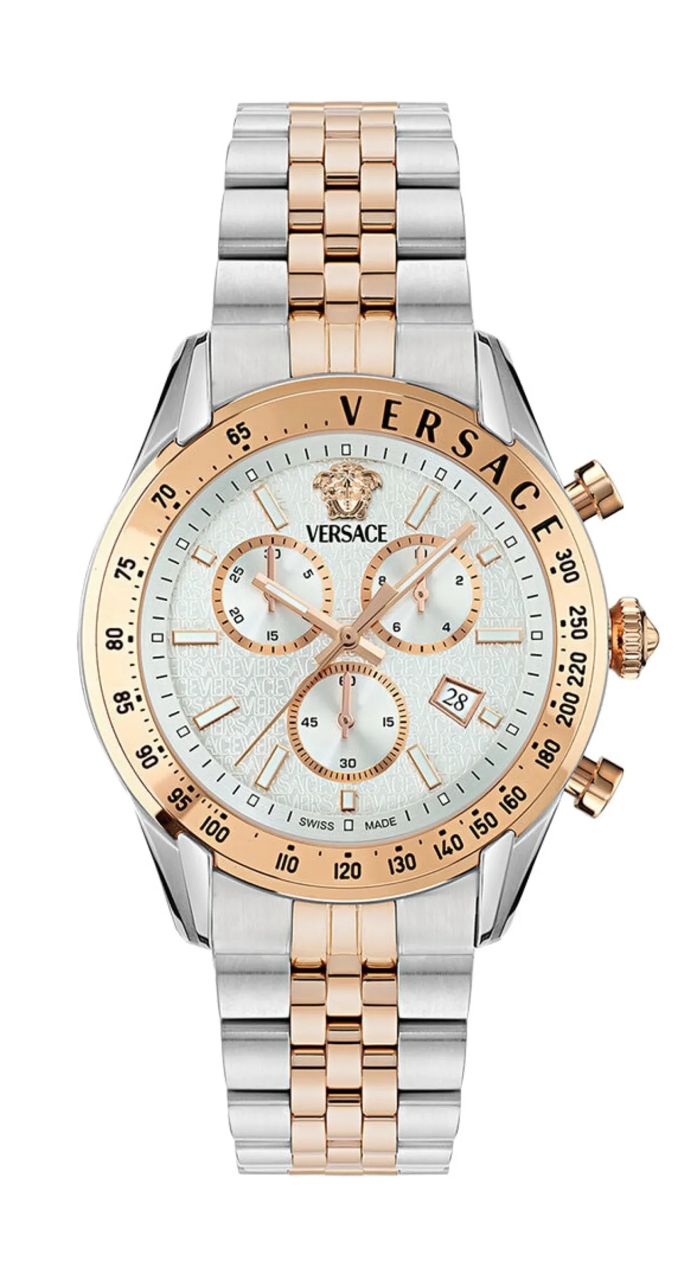 Versace Armbanduhr Unisex Chrono Master VE8R00424 Two‑Tone