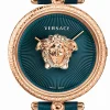 Versace Damen Armbanduhr PALAZZO 34MM D/TEAL S/TEAL 5N VECQ003 18