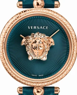 Versace Damen Armbanduhr PALAZZO 34MM D/TEAL S/TEAL 5N VECQ003 18
