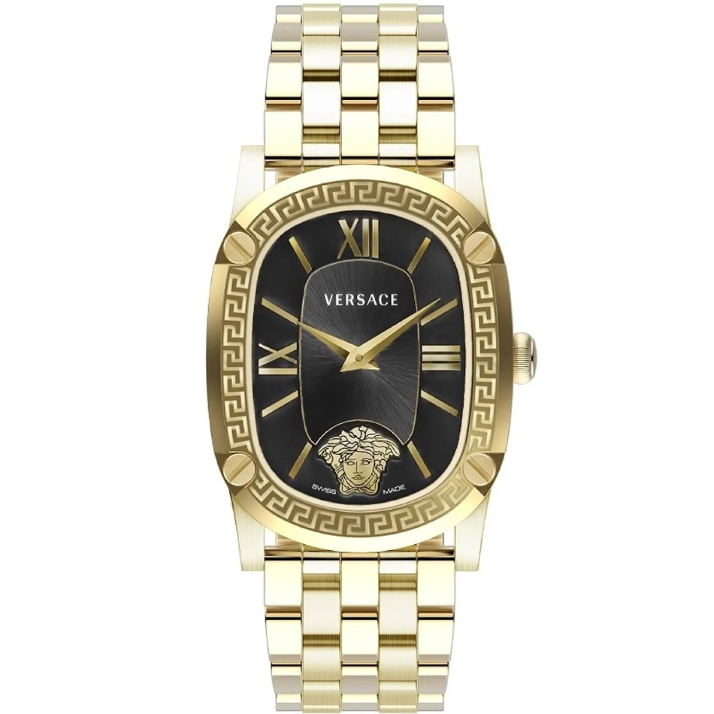 Versace Damen Armbanduhr New Couture Gold/Schwarz VE1B00818