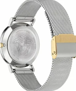 Versace Damen Armbanduhr New Generation Silber VE3M01123