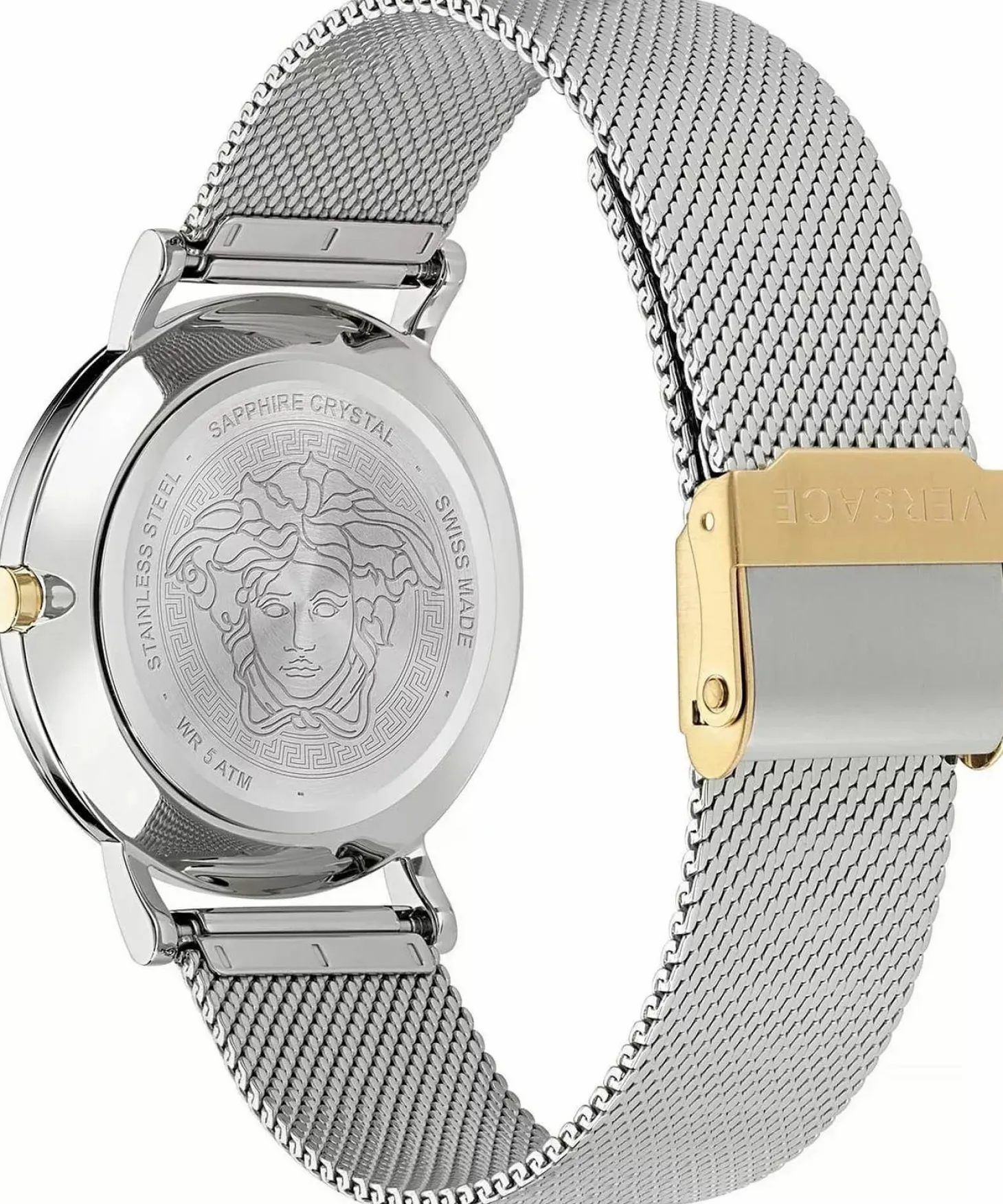 Versace Damen Armbanduhr New Generation Silber VE3M01123