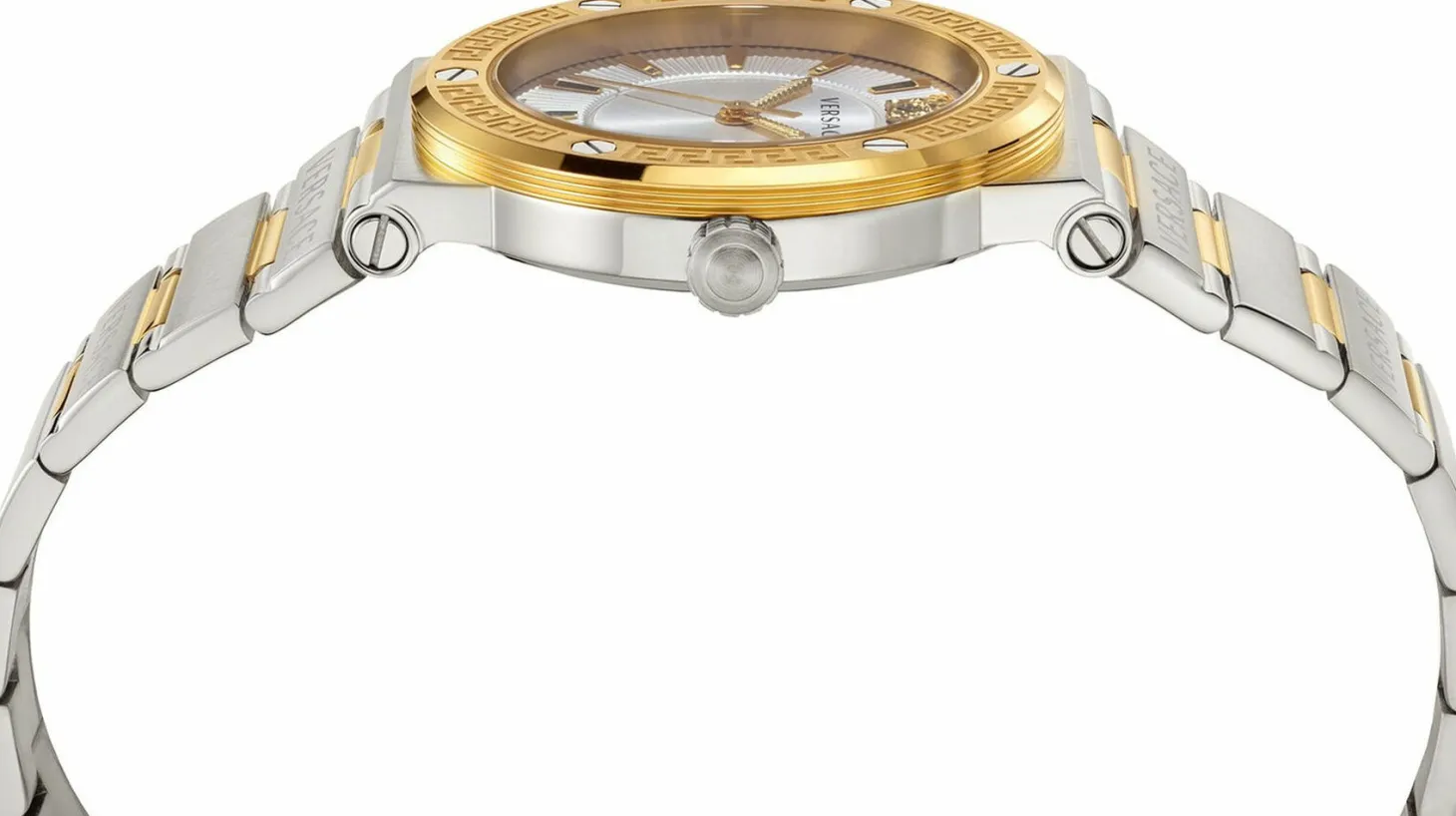 Versace Damen Armbanduhr GRECA LOGO bicolor 38 mm VEVH00620