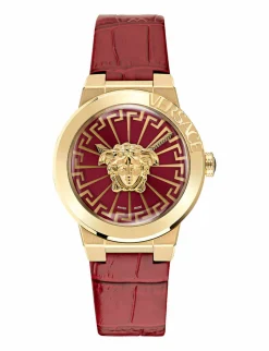 Versace Damen Armbanduhr 38 mm Armband Leder MEDUSA INFINITE