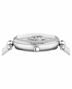 Versace Damen Armbanduhr PALAZZO weiß, silber 39 mm VECO02322