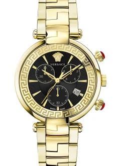 Versace Damen Armbanduhr Chronograph Revive 41mm Armband Edelstahl VE2M006 21