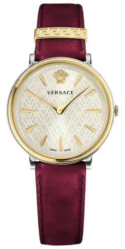 Versace Damen Armbanduhr V CIRCLE 38-D/WGLD S/BOURG BIC VE81007 19