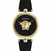 Versace Damen Armbanduhr PALAZZO schwarz, gold 39 mm VECO02722