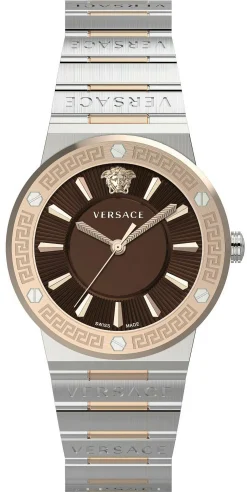 Versace Damen Armbanduhr Greca Logo VEVH01220