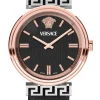 Versace Damen Armbanduhr MYTHOS VETCA schwarz rosegold VETCA0224