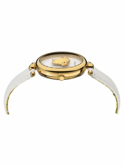 Versace Damen Armbanduhr Palazzo Empire 39 mm Medusa auf dem Zifferblatt Armband Leder VECO01320