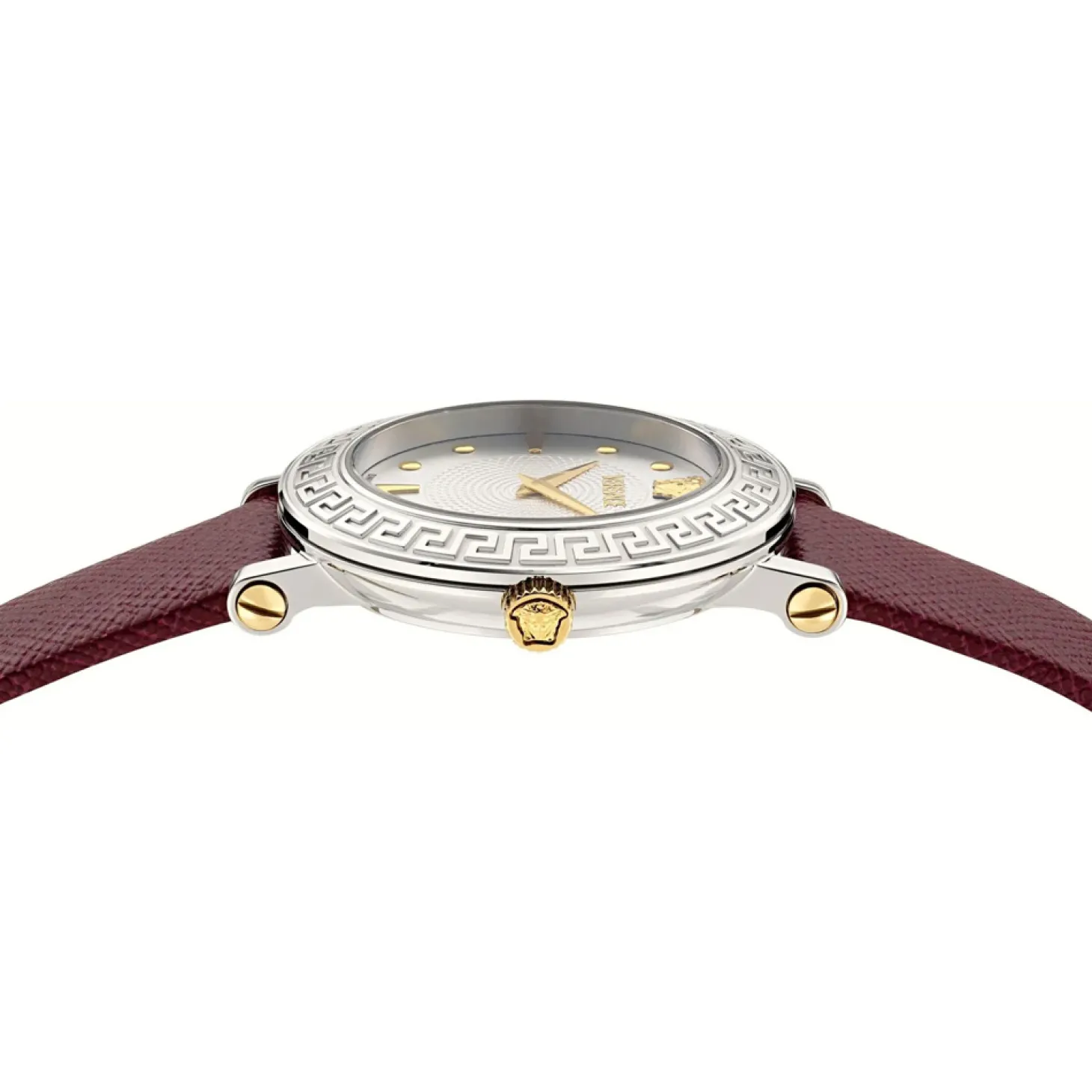 Versace Damen Armbanduhr Greca Sphere Silber/Rot VE9C00124