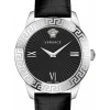 Versace Damen Armbanduhr Greca Signature 38 mm Greca-Signatur auf dem Gehäuse Armband Leder VEVC00821