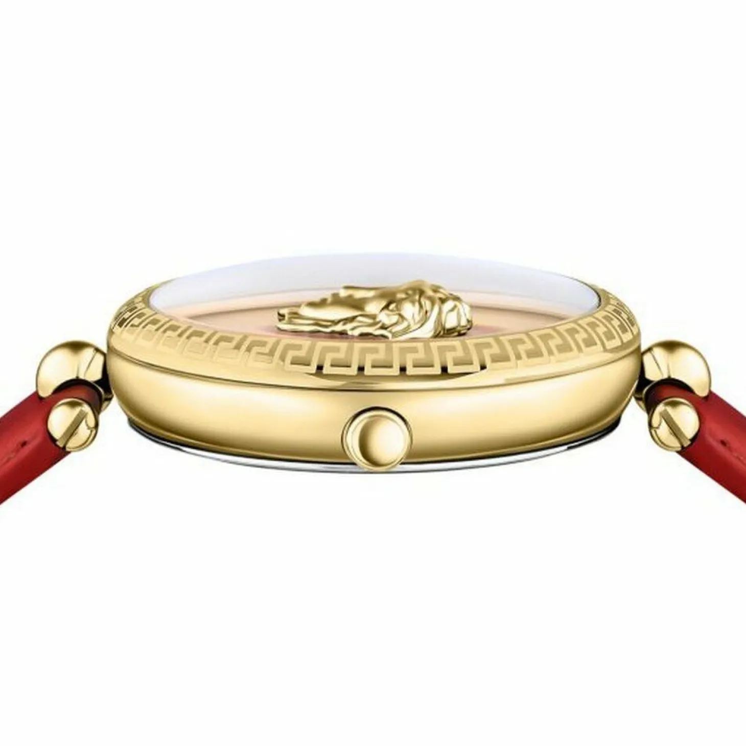 Versace Damen Armbanduhr PALAZZO rot, gold 39 mm VECO02622