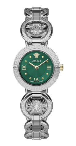 Versace Damen Armbanduhr Greca Jewel Grün VEWCA0224