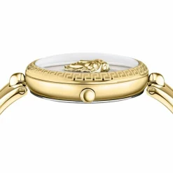 Versace Damen Armbanduhr PALAZZO gold, schwarz 39 mm VECO03122