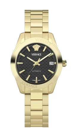 Versace Damen Automatik Armbanduhr Greca 35mm VESCA0624