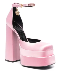 Versace Damen High Heels Medusa hellrosa 1002005-DRA67-1PB9V