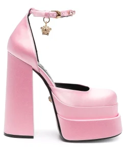 Versace Damen High Heels Medusa hellrosa 1002005-DRA67-1PB9V