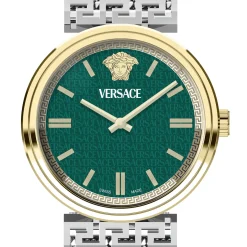 Versace Damen Uhr MYTHOS VETCA Silber Grün VETCA0524