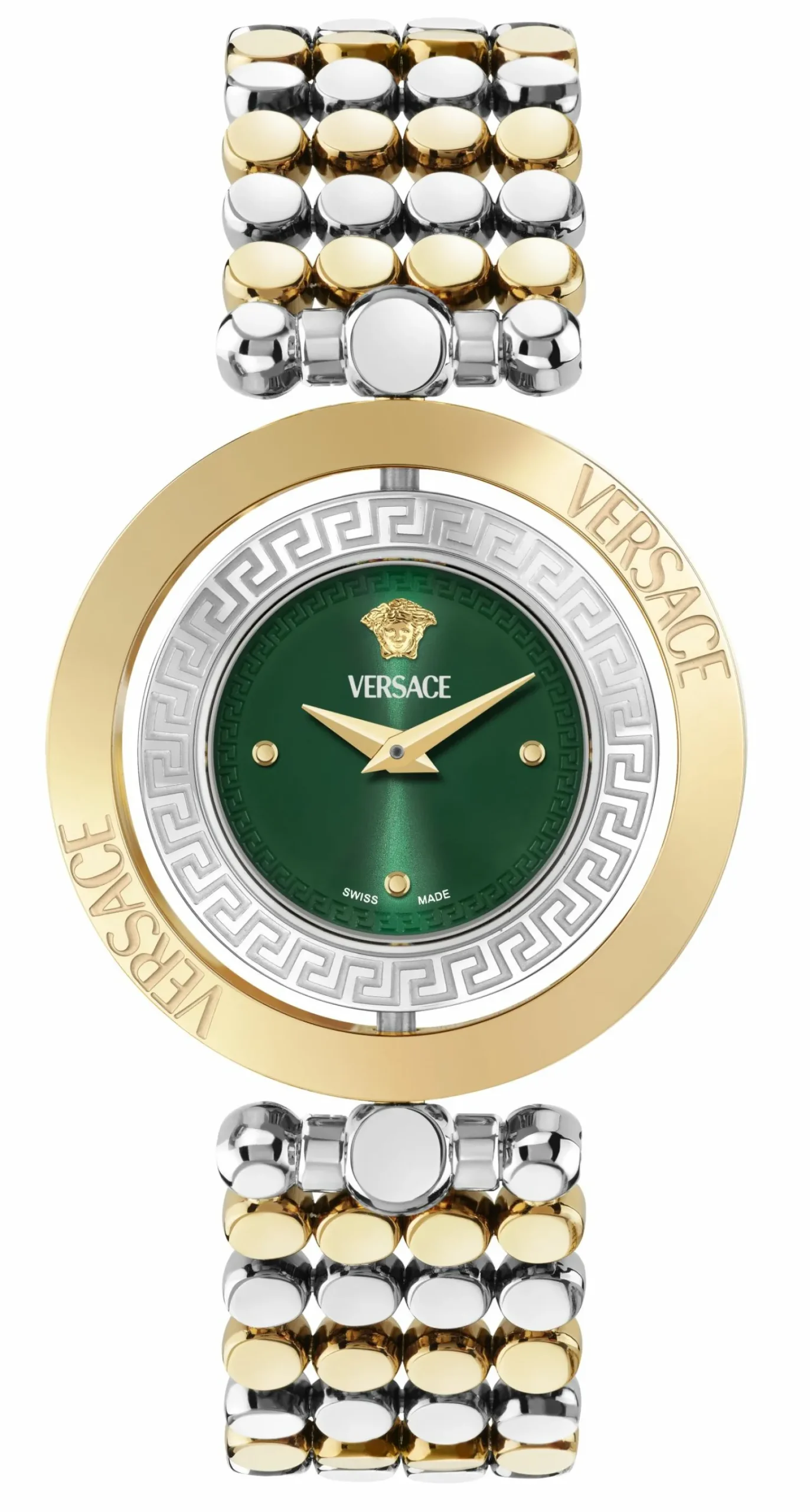 Versace Damen Armbanduhr Grün 33,6 mm Eon Restyling VEHFA0525