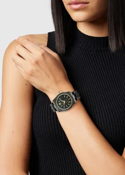 Versace Damenuhr Automatikuhr DV ONE AUTOMATIC Schwarz VE6B00123