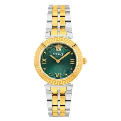 Versace Damenuhr Daphnis Grün/Silber 32 mm VEOCA0424