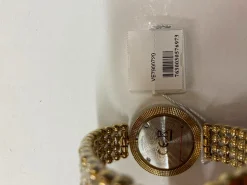 Versace Damenuhr EON Edelstahlarmband gold 33,6mm