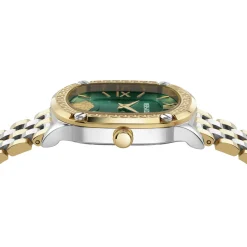 Versace Damenuhr Greca Couture VE1B01225 Grün/Silber/Gold