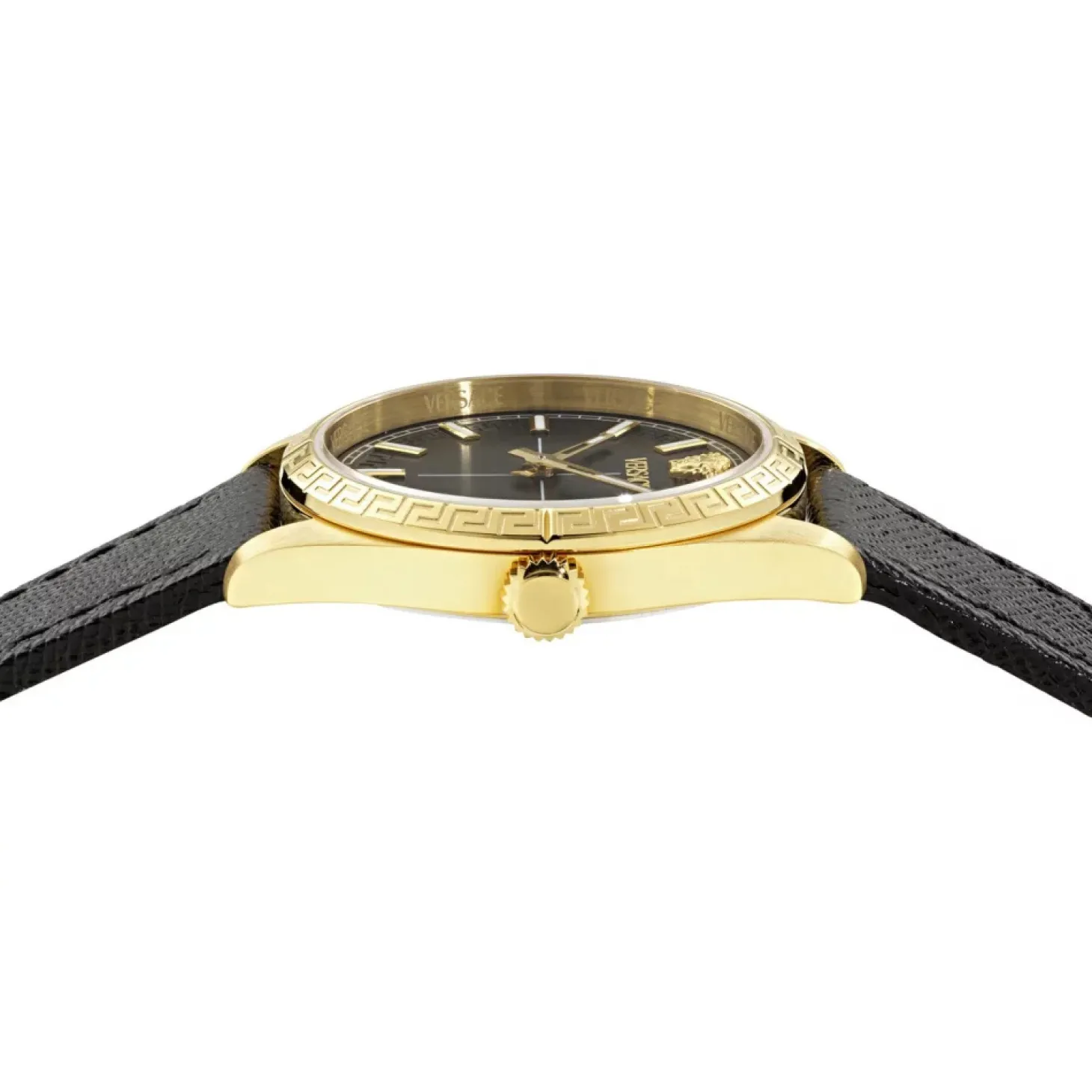 Versace Damenuhr Millenium Lady Schwarz/Gold VE0E00125