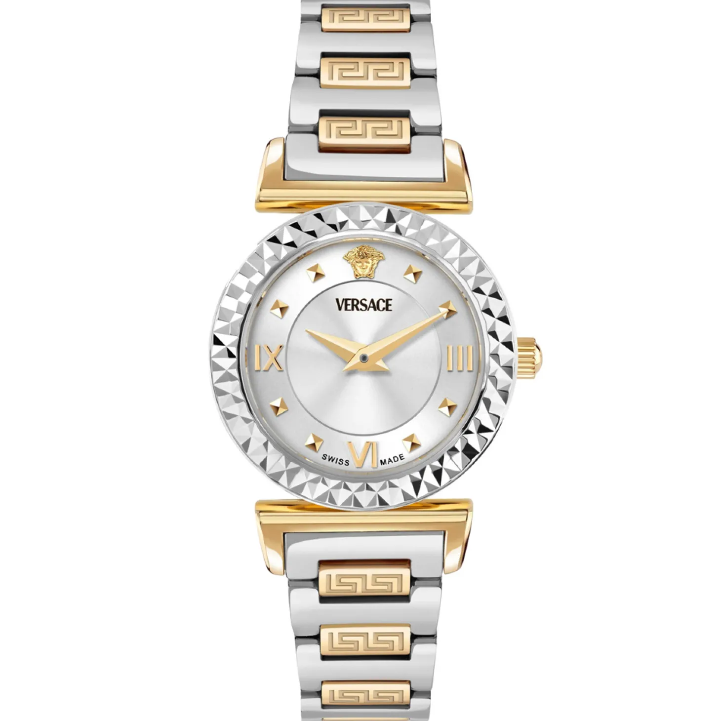 Versace Damenuhr Mini Vanity Silber/Gold VEGFA0525