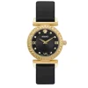 Versace Damenuhr Mini Vanity Schwarz/Gold VEGFA0125