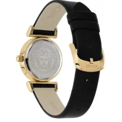 Versace Damenuhr Mini Vanity Schwarz/Gold VEGFA0125