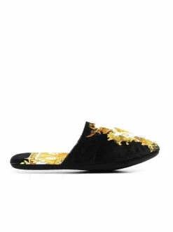 Versace Hausschuhe Medusa Renaissance Print Slippers