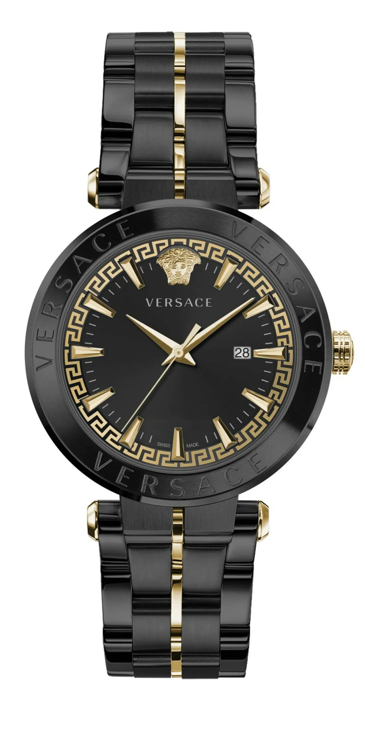Versace Herren Armbanduhr AION 44 mm Armband Edelstahl VE2F006 21