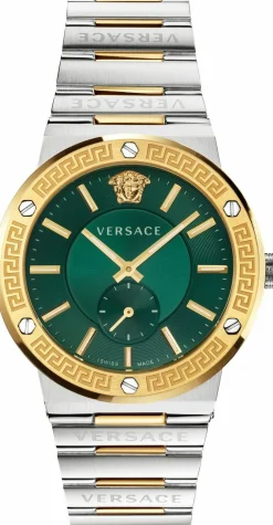 Versace Herren Armbanduhr GRECA LOGO bicolor 41 mm VEVI00420