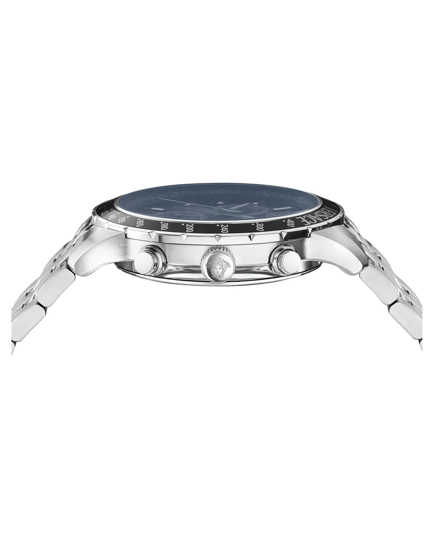 Versace Herren Armbanduhr VERSACE SPORT CHRONO VEZCA schwarz blau silberVEZCA0324