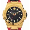 Versace Herren Armbanduhr Chain Reaction gold/rot VEDY00319