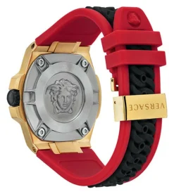 Versace Herren Armbanduhr Chain Reaction gold/rot VEDY00319