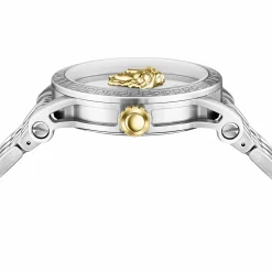 Versace Herren Armbanduhr 43 mm Armband Edelstahl CODE RESTYLING
