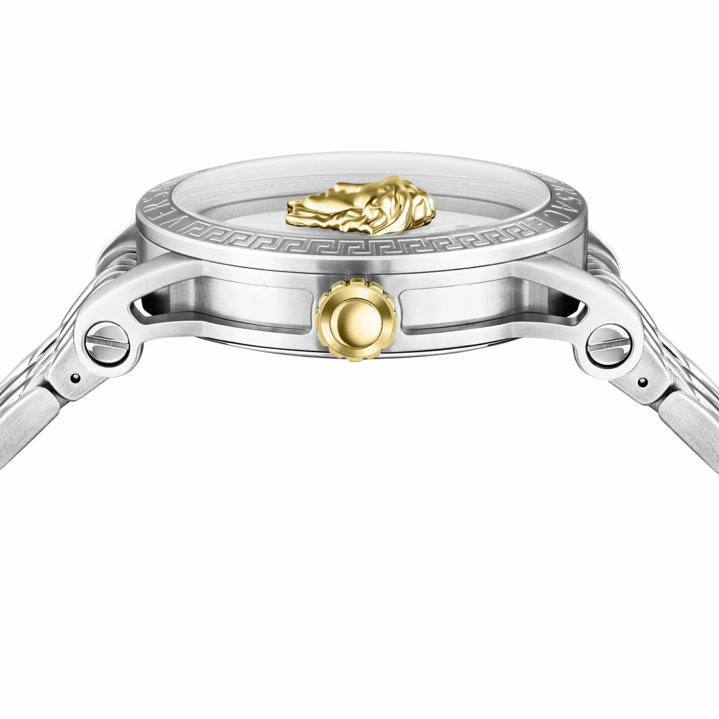 Versace Herren Armbanduhr 43 mm Armband Edelstahl CODE RESTYLING