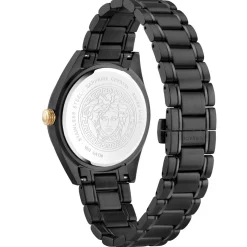 Versace Herren Armbanduhr V-CODE GMT Schwarz VEAFA0824