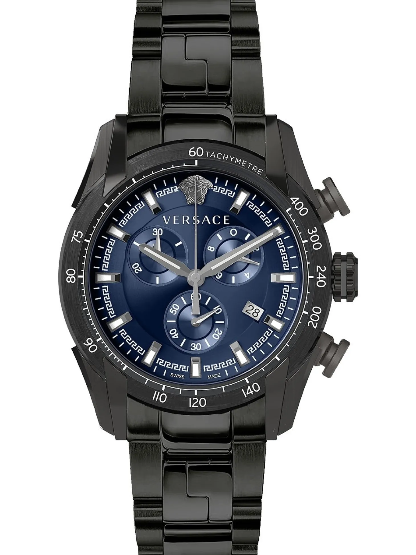 Versace Herren Armbanduhr V-RAY MOV'T VERTIME 44M Armband Edelstahl VE2I005 21