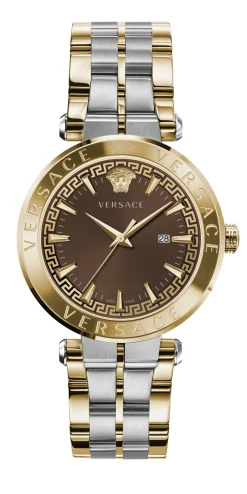 Versace Herren Armbanduhr AION 44 mm Armband Edelstahl VE2G004 21