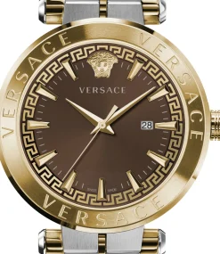 Versace Herren Armbanduhr AION 44 mm Armband Edelstahl VE2G004 21