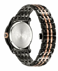 Versace Herren Armbanduhr PALAZZO EMPIRE schwarz, roségold 43 mm VERD01623