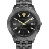 Versace Herren Armbanduhr UNIVERS 43 mm Datumsfenster Armband Edelstahl VE2D00621